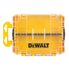 Футляр для біт системи TSTAK Tough Case М DeWALT з футляром 25 мм х 25 шт,роздільники — 6 од, касета для біт 7 х 25 мм - 2 од, касета для біт 7 х 57 мм - 2 од