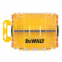Футляр для біт системи TSTAK Tough Case М DeWALT з футляром 25 мм х 25 шт,роздільники — 6 од, касета для біт 7 х 25 мм - 2 од, касета для біт 7 х 57 мм - 2 од