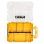 Футляр для біт системи TSTAK Tough Case М DeWALT з футляром 25 мм х 25 шт,роздільники — 6 од, касета для біт 7 х 25 мм - 2 од, касета для біт 7 х 57 мм - 2 од