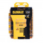 Футляр для біт системи TSTAK Tough Case М DeWALT з футляром 25 мм х 25 шт,роздільники — 6 од, касета для біт 7 х 25 мм - 2 од, касета для біт 7 х 57 мм - 2 од