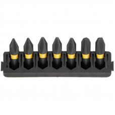 Касета з бітами DeWALT FlexTorq, L = 25 мм, Рh1 - 2 од, Рh2 - 3 од, Рh3 - 2 од