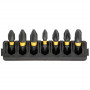 Касета з бітами DeWALT FlexTorq, L = 25 мм, Рh1, Рh2 - 2 од, Pz1, Pz2 - 2 од, Pz3