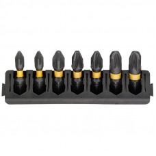 Касета з бітами DeWALT FlexTorq, L = 25 мм, Pz1 - 2 од, Pz2 - 3 од, Pz3 - 2 од