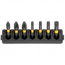 Касета з бітами DeWALT FlexTorq, L = 25 мм, Pz1, Pz2 - 2 од, Т15, Т20, Т25, Т30