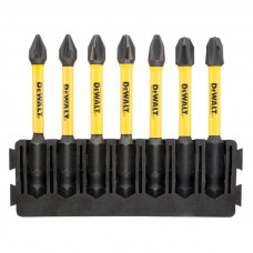Касета з бітами DeWALT FlexTorq, L = 57 мм, біти Рh1 - 2 од, Рh2 - 3 од, Рh3 - 2 од