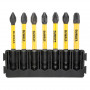 Касета з бітами DeWALT FlexTorq, L = 57 мм, біти Рh1, Рh2 - 2 од, Рz1, Рz2 - 2 од, Рz3
