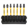 Касета з бітами DeWALT FlexTorq, L = 57 мм, біти Рh2, Рz2, T20 - 2 од, T25 - 2 од, T30