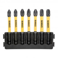 Касета з бітами DeWALT FlexTorq, L = 57 мм, біти Рz1 - 2 од, Рz2 - 3 од, Рz3 - 2 од