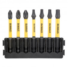 Касета з бітами DeWALT FlexTorq, L = 57 мм, біти Рz1, Рz2 - 2 од, T15, T20, T25, T30