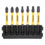 Касета з бітами DeWALT FlexTorq, L = 57 мм, біти Рz1, Рz2 - 2 од, T15, T20, T25, T30