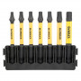 Касета з бітами DeWALT FlexTorq, L = 57 мм, біти Т15; Т20 - 2 од; Т25 - 2 од; Т30; Т40