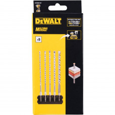 Касета з універсальними свердлами DeWALT, MULTI MATERIAL IMPACT, d = 4, 5, 5.5, 6, 8 мм, 1/4 дюйма 6 од