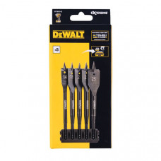 Касета з перовими свердлами DeWALT, EXTREME IMPACT по дереву, 6 од, L = 152 мм, d = 14, 18, 20, 22, 25 мм, 1/4 дюйма