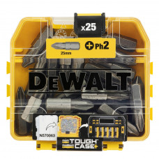 Набір біт DeWALT, Philips, Ph2, L = 25 мм, 25 од