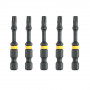 Набір біт DeWALT, ударні, IMPACT TORSION, Torx, Т30, L = 57 мм, 5 од