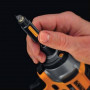 Головка торцева магнітна "EXTREME" DeWALT 1/4" х 13 мм, шестигранна з рухомим магнітом всередині