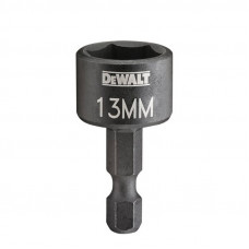 Головка торцева магнітна DeWALT EXTREME Impact 1/4" х 13 мм, шестигранна, висота 35 мм