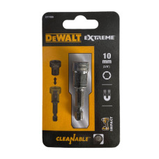 Головка торцева магнітна DeWALT EXTREME Impact з'ємна, для видалення металевої стружки 1/4" х 10 мм, шестигранна, висота 75 мм