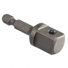 Перехідник DeWALT для ударного шурупокрутів, L = 52 мм, 1/4" шестигранник на 1/2" під головки