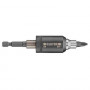 Магнітний тримач біт (вставок) DeWALT з муфтою, L = 75 мм, хвостовик 1/4", 6.3 мм