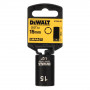 Головка торцева ударна "IMPACT" DeWALT, коротка, 1/2" х 15 мм, шестигранна