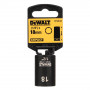 Головка торцева ударна "IMPACT" DeWALT, коротка, 1/2" х 18 мм, шестигранна