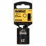 Головка торцева ударна "IMPACT" DeWALT, коротка, 1/2" х 21 мм, шестигранна