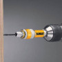 Швидкозмінний вузол системи свердління "FLIP&DRIVE" DeWALT з пілотним свердлом d = 3.17 мм, зенкером під шуруп d = 6 мм і битою Pz2