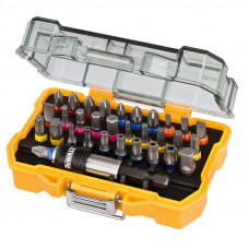 Набір біт DeWALT, Phillips, Pozidriv, Torx, Slotted, Hex, L = 25 мм - Ph1, Ph2, Ph3, Pz1, Pz2, Pz3, SL3, SL4, SL5, SL6,5, H3, H4, H5, H6, T10, T15, T20, T25, T27, T30, T40, T10H, T15H, T20H, T25H, T27H, T30H, T40H, а