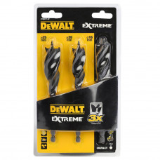Набір свердел по дереву DEWALT EXTREME IMPACT, спіральні 3 од: 16, 20, 25 мм, блістер