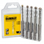 Набір бурів DeWALT SDS-Plus, 5 од, пластиковий кейс