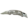 Ніж STANLEY "QUICKSLIDE SPORT UTILITY KNIFE", складаний з двома лезами, спортивне лезо з серрейтором L= 75 мм, висувне стандартне лезо для обробних робіт.