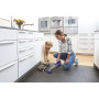 Пилосос акумуляторний BLACK+DECKER, 12 В Li-ion, ємність акумулятору 1.5 А/год, ємність пилозбірника 400 мл, вага 1.1 кг, на одному заряді 9 хв