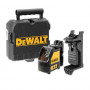 Рівень лазерний лінійний DeWALT, 3 батареї тип АА, зелений промінь, вага 1.7 кг