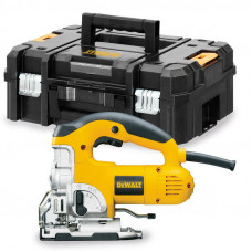 Пила лобзикова мережева DeWALT, 701 Вт, 0-3100 ход/хв, максимальна глибина пропилу (дерево) - 130 мм, вага 2.6 кг, валіза TSTAK