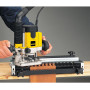 Фрезер мережевий DeWALT, 1100 Вт, 8000-24000 об/хв, цанга 8 мм, максимальний діаметр фрези - 36 мм, вага 3.1 кг