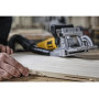 Фрезер ламельний мережевий DeWALT, 600 Вт, 10000 об/хв, максимальний діаметр фрези - 100 мм, вага 3.0 кг, валіза