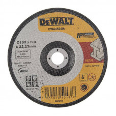 Круг відрізний DeWALT HIGH PERFORMANCE, сталь/металеві труби й профілі/кольорові метали, 180 х 3 х 22.23 мм
