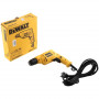Дриль мережевий DeWALT, безударний, 550 Вт, 7.9 Нм, 0-2800 об/хв, патрон 10 мм швидкозатискний, кількість швидкостей - 1, вага 1.34 кг