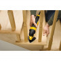 Багатофункціональний інструмент мережевий DeWALT, 300 Вт, 0-22000 кол/хв, вага 1.5 кг, насадки 8 од, шліфпапір 25 од, валіза