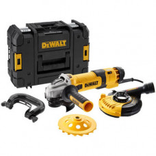 Шліфмашина кутова мережева DeWALT, 1500 Вт, d = 125 мм, 2800-10000 об/хв, вага 2.5 кг, чемодан