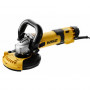 Шліфмашина кутова мережева DeWALT, 1500 Вт, d = 125 мм, 2800-10000 об/хв, вага 2.5 кг, чемодан