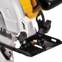 Пила дискова ручна мережева DeWALT, 1350 Вт, діаметр диска 184 х 16 мм, 5500 об/хв, вага 3.66 кг, валіза