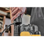 Фрезер мережевий DeWALT, 2300 Вт, 9000-22000 об/хв, цанговий патрон 12 мм, максимальний діаметр фрези 50 мм, хід каретки фрезера 80 мм, вага 6.1 кг
