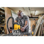 Фрезер мережевий DeWALT, 2300 Вт, 9000-22000 об/хв, цанговий патрон 12 мм, максимальний діаметр фрези 50 мм, хід каретки фрезера 80 мм, вага 6.1 кг