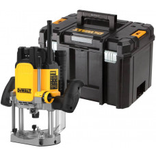 Фрезер мережевий DeWALT, 2300 Вт, 9000-22000 об/хв, цанговий патрон 12 мм, максимальний діаметр фрези 50 мм, хід каретки фрезера 80 мм, вага 6.1 кг, валіза TSTAK