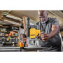 Фрезер мережевий DeWALT, 2300 Вт, 9000-22000 об/хв, цанговий патрон 12 мм, максимальний діаметр фрези 50 мм, хід каретки фрезера 80 мм, вага 6.1 кг, валіза TSTAK