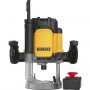 Фрезер мережевий DeWALT, 2300 Вт, 9000-22000 об/хв, цанговий патрон 12 мм, максимальний діаметр фрези 50 мм, хід каретки фрезера 80 мм, пульт дистанційного керування, вага 6.1 кг, валіза TSTAK