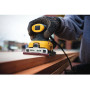 Шліфмашина вібраційна DeWALT, 230 Вт, 14000 об/хв, 108 х 115 мм, амплітуда 1.6 мм, вага 1.28 кг