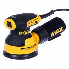 Шліфмашина ексцентрикова DeWALT, 280 Вт, 8000-12000 об/хв, 125 мм, амплітуда 2.6 мм, вага 1.28 кг